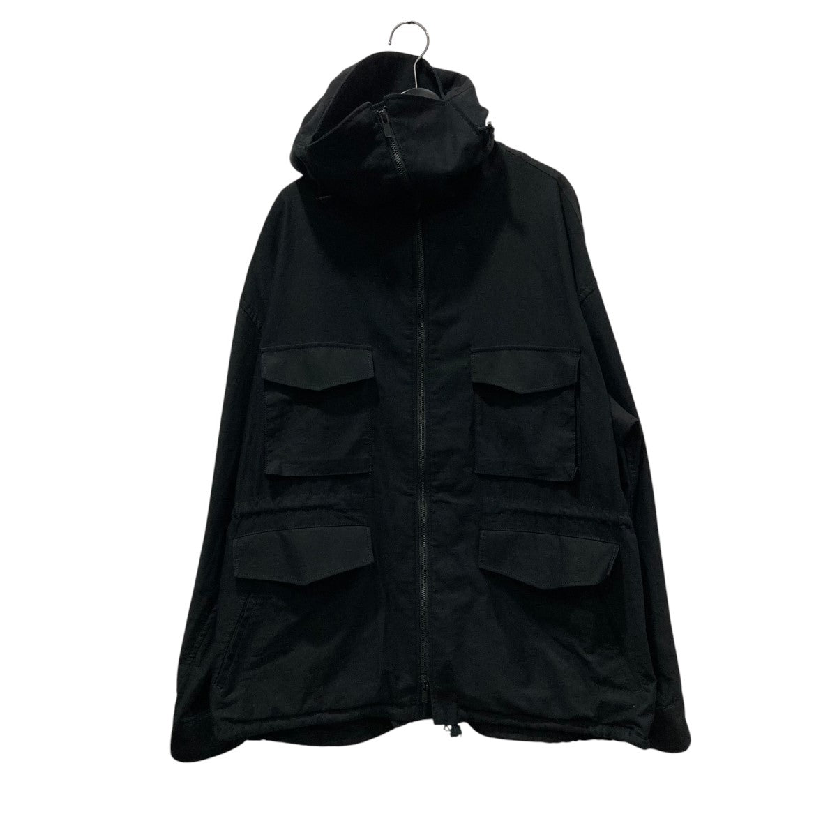 Yohji Yamamoto pour homme(ヨウジヤマモトプールオム) 24AWWIDE TWILL BRIM HOOD  BLOUSONワイドツイルブリムフードブルゾンH0-Y01-002 H0-Y01-002 ブラック サイズ 3｜【公式】カインドオルオンライン  ブランド古着・中古通販【kindal】