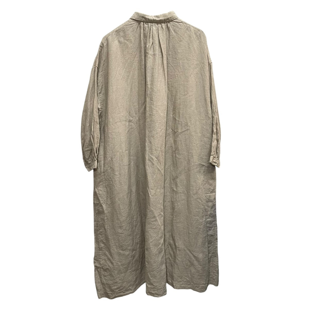 ネストローブ nestRobe シャツワンピース 7/15 リリース】FRENCH LINEN GINGHAM SHIRT DRESS | ONLINE