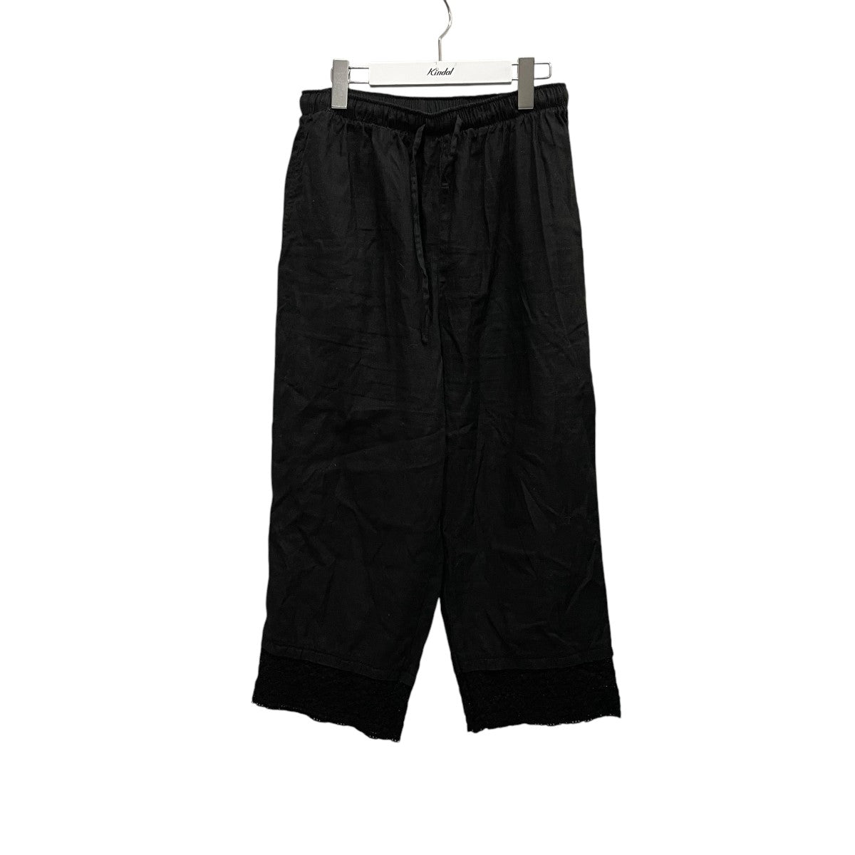23AWヘムレースドロストパンツリネンパンツ01232-1373