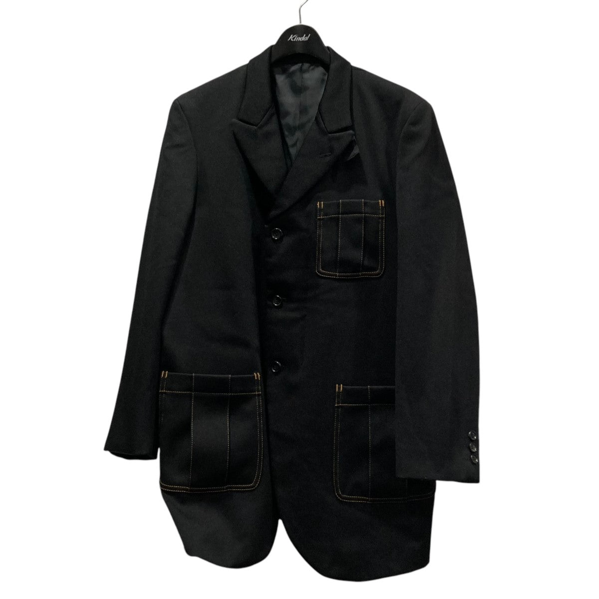美品　ギャルソンオムプリュス　ポリ綿　テーラードジャケット COMME des GARCONS HOMME PLUS（コムデギャルソンオムプリュス