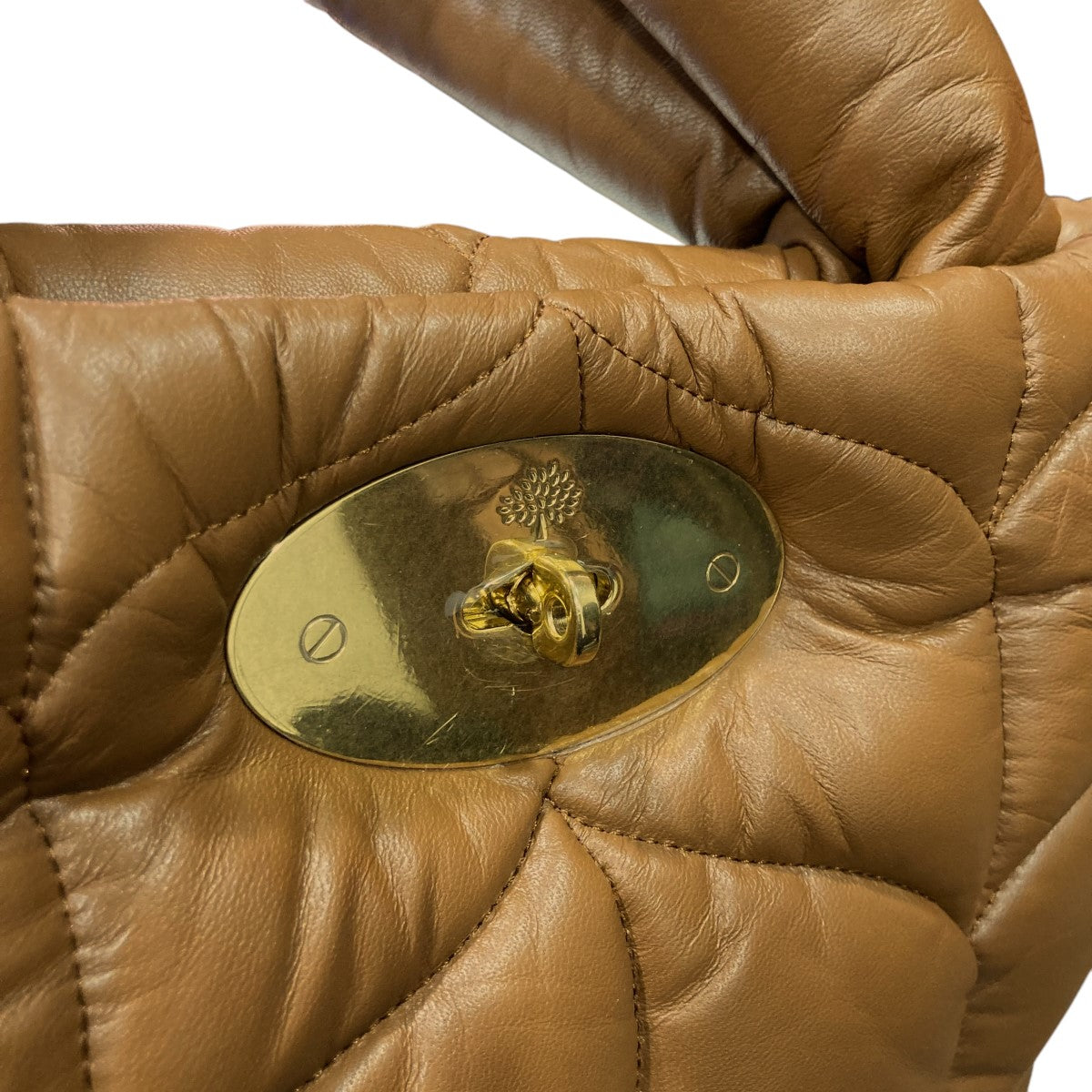 【ヴィンテージ】マルベリー Mulberry レザー バッグ MULBERRY(マルベリー) レザーキルティングバッグ ブラウン