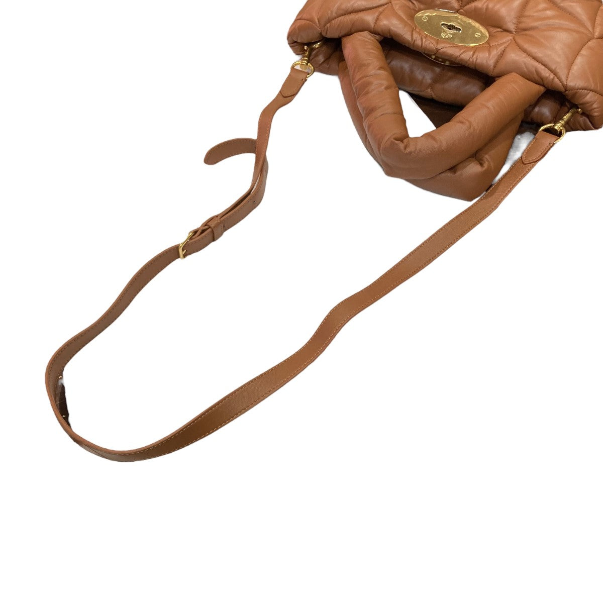 【ヴィンテージ】マルベリー Mulberry レザー バッグ MULBERRY(マルベリー) レザーキルティングバッグ ブラウン