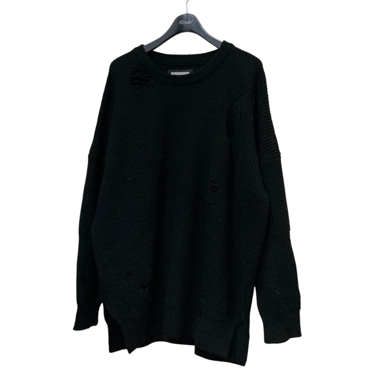 ネイバーフッドのSAVAGE．CREW A-KNIT．LS ダメージニット 202FUNH-KNM01です。 NEIGHBORHOOD 古着・中古 トップス アイテム