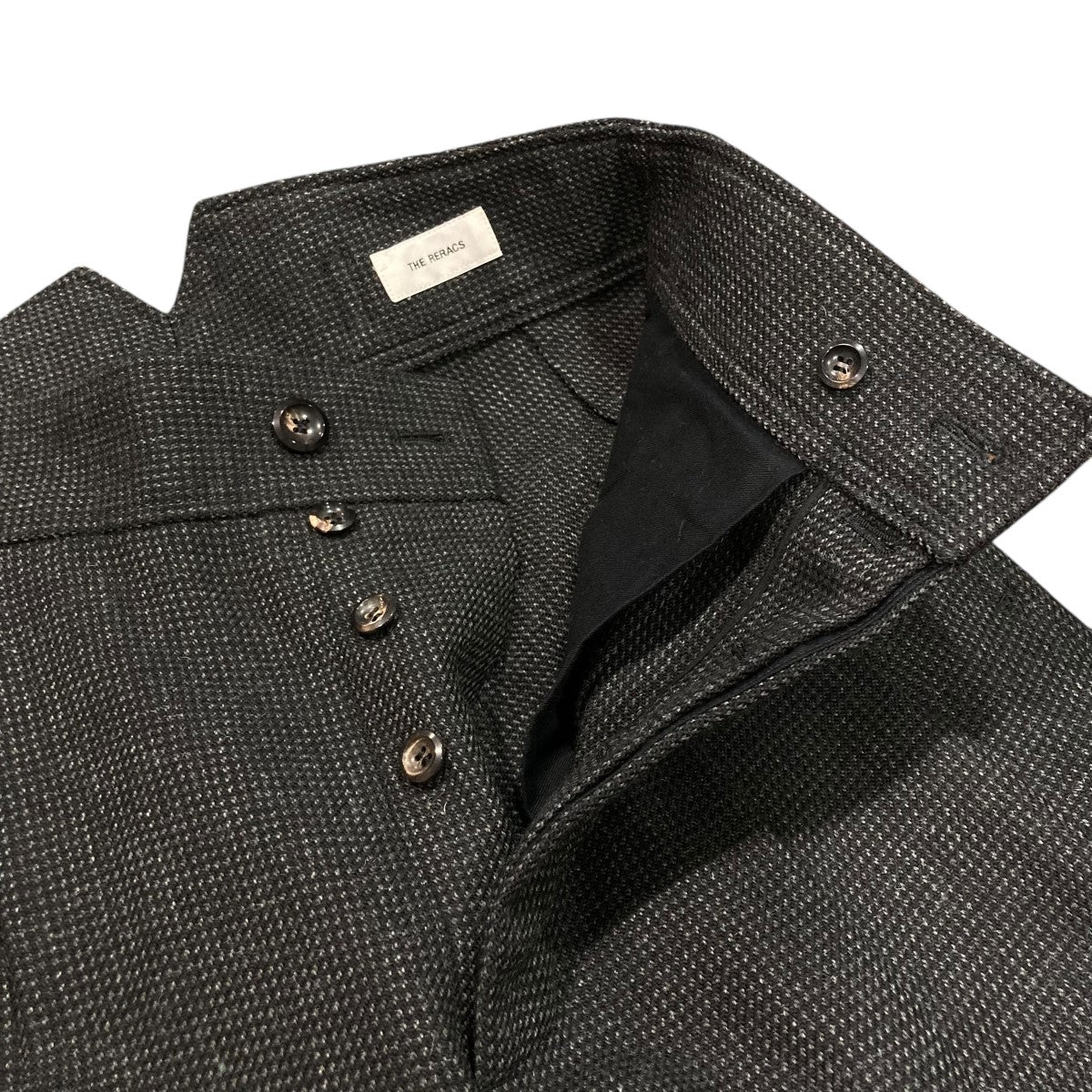 パンツ THE RERACS 22AW/48/BLK/22FW-REPT-147 パンツ THE RERACS 22AW/48/BLK/22FW-REPT-147 THE RERACS 22AW