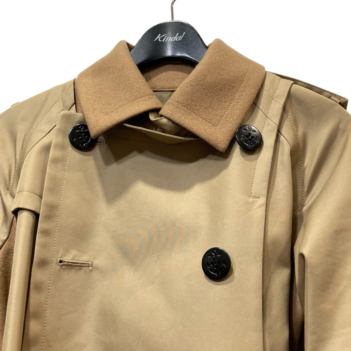 24AWCottonGabardine x WoolMelton Coatコート24-07349