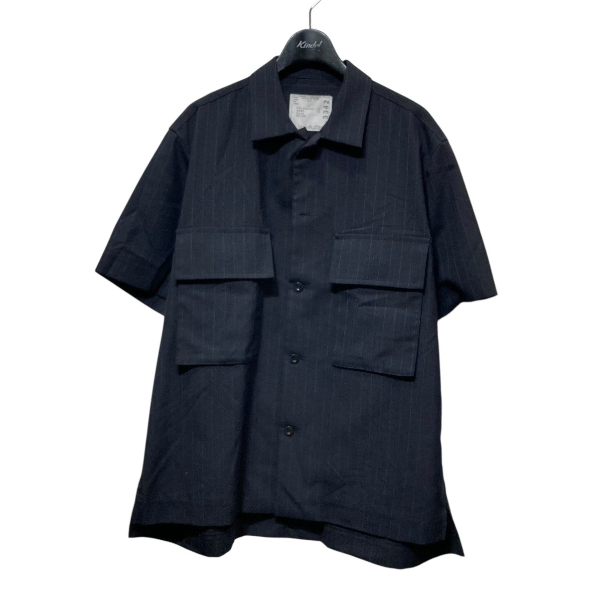 sacai(サカイ) 24SSChalk Stripe Shirtチョークストライプ半袖