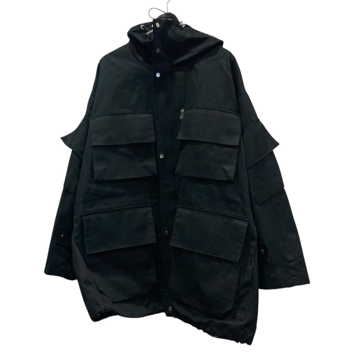 BLACK LACED CHANNEL JACKETナイロンジャケット000607JKT