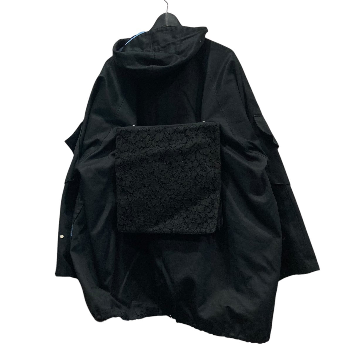 BLACK LACED CHANNEL JACKETナイロンジャケット000607JKT