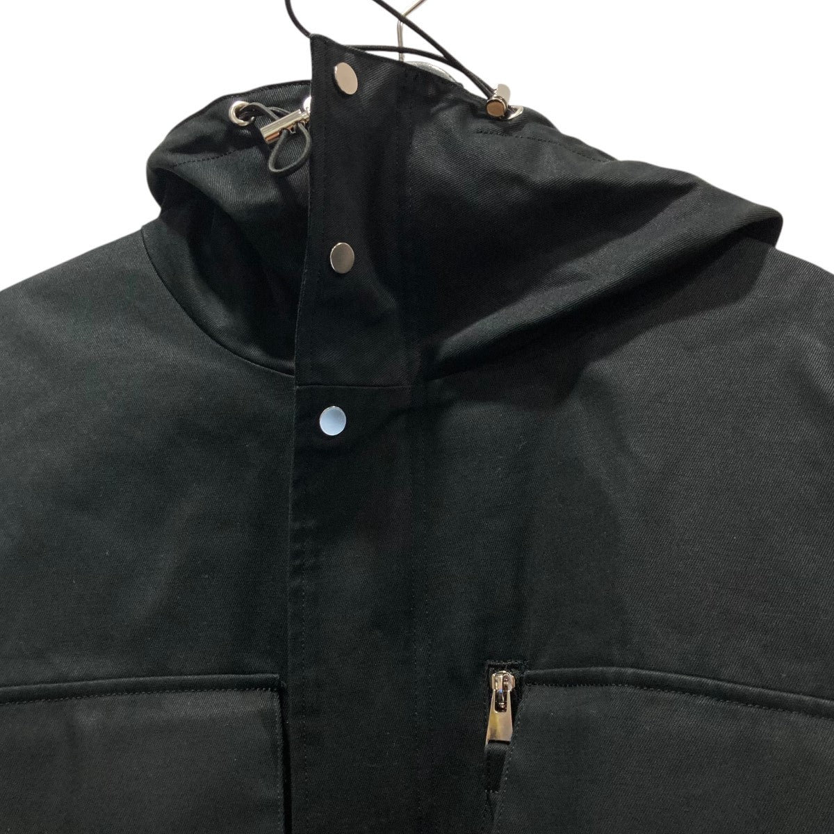 BLACK LACED CHANNEL JACKETナイロンジャケット000607JKT