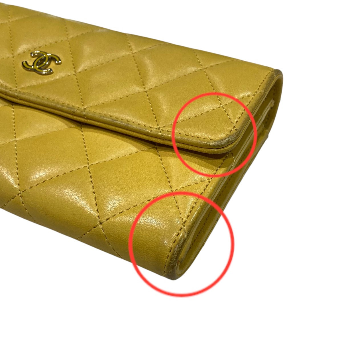 シャネルのマトラッセレザーロングウォレットです。 CHANEL 古着・中古 財布・小物 アイテム