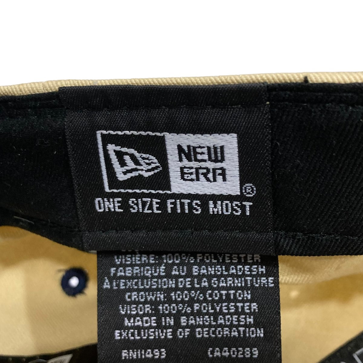 otto985×New Era 24AWツートン刺繍ロゴキャップ ベージュ