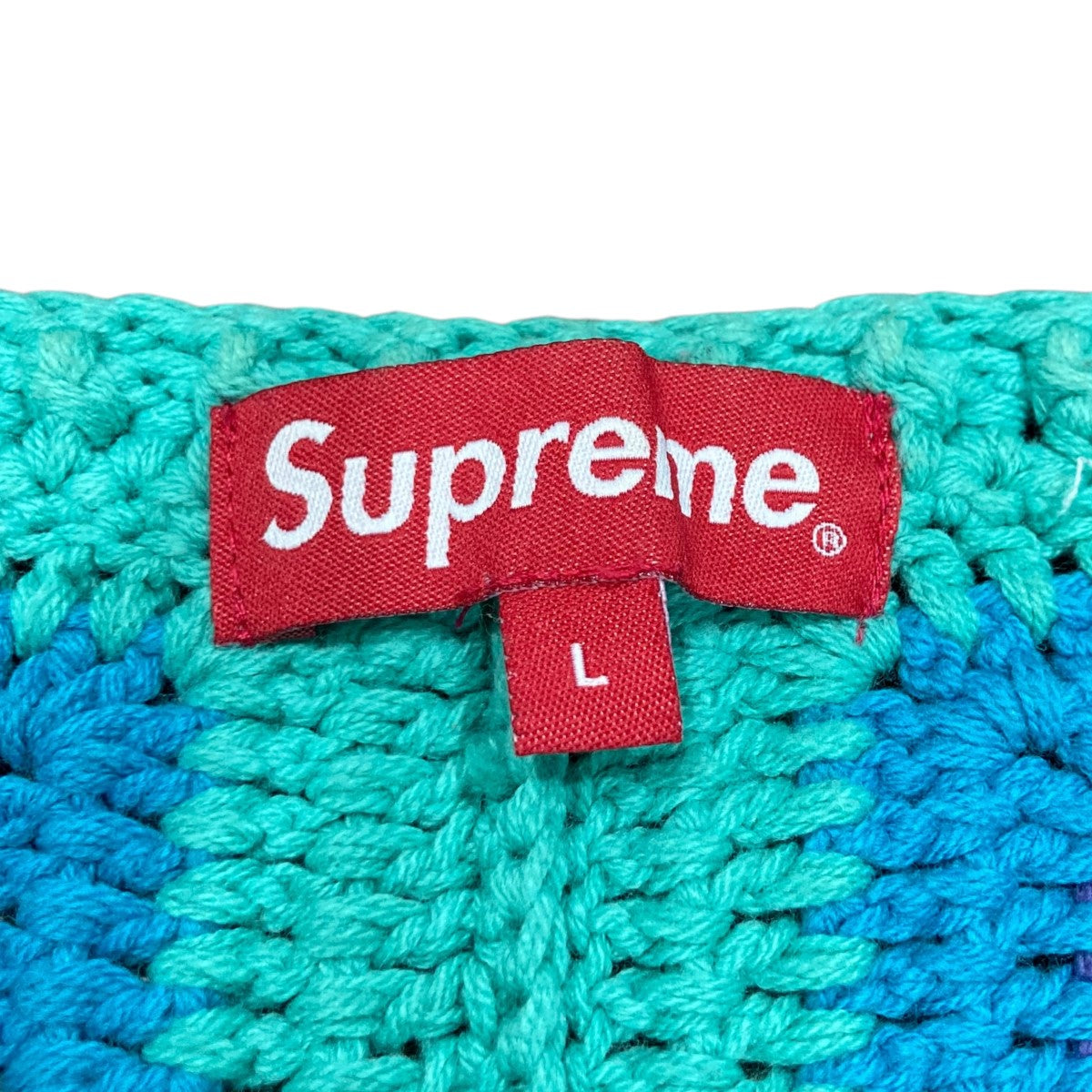 シュプリームの22SS Hand Crocheted Sweater マルチカラーニットです。 Supreme 古着・中古 トップス アイテム