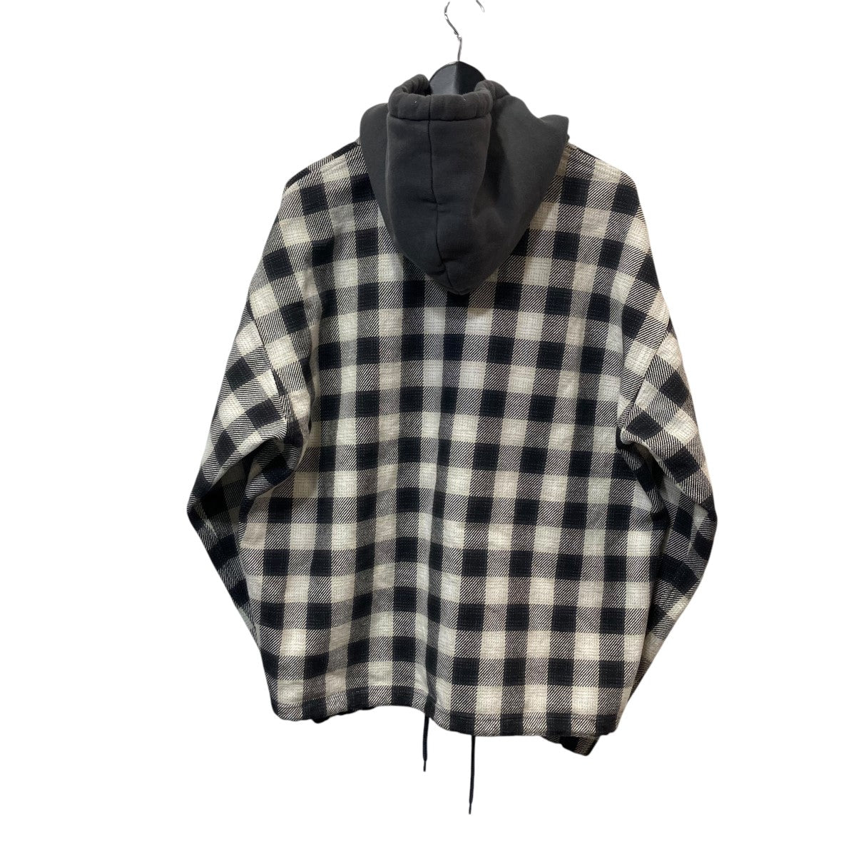 24AWFLANNNEL HoodieフードチェックシャツSD24F-SH03