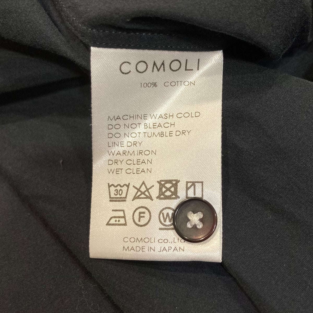 23aw コモリ　バンドカラーシャツ　Y03-02002 COMOLI(コモリ) 23AWバンドカラーシャツY03-02002 Y03-02002