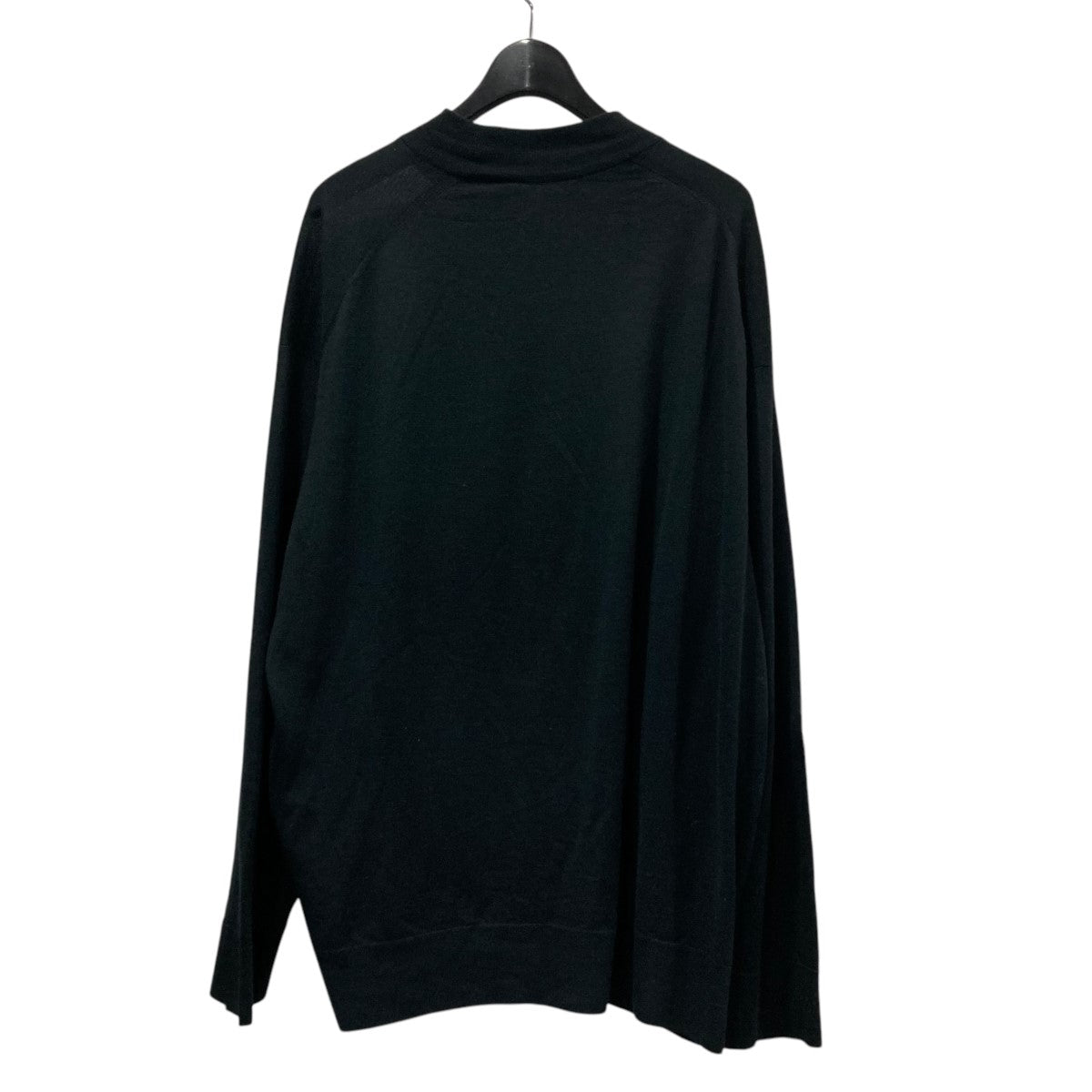 JOHN SMEDLEY(ジョンスメドレー) 半袖ニットシャツ ブラック