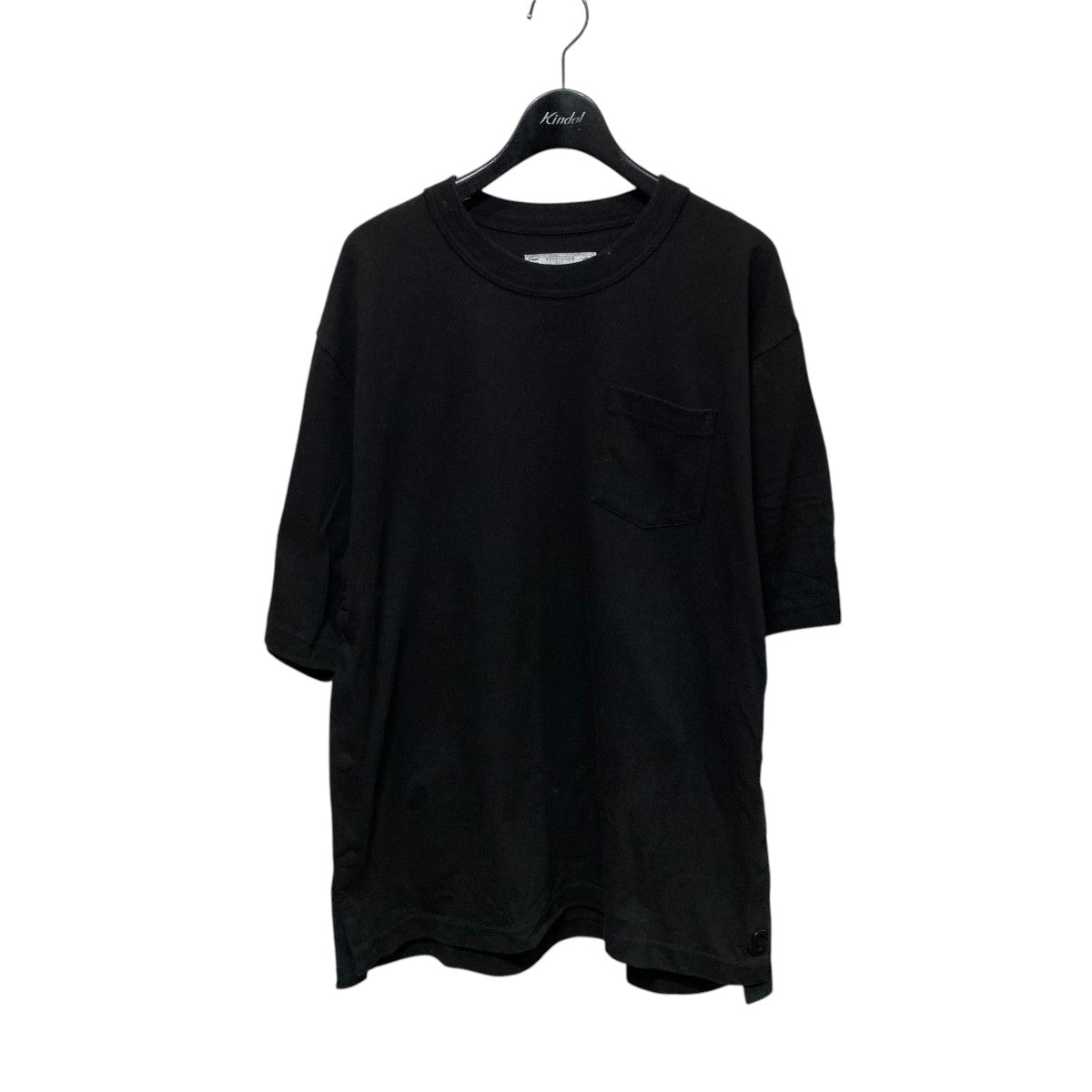 sacai(サカイ) 22SS裾SロゴTシャツ22-02870M 22-02870M ブラック sacai(サカイ) 22SS裾SロゴTシャツ22-02870M 22-02870M ブラック