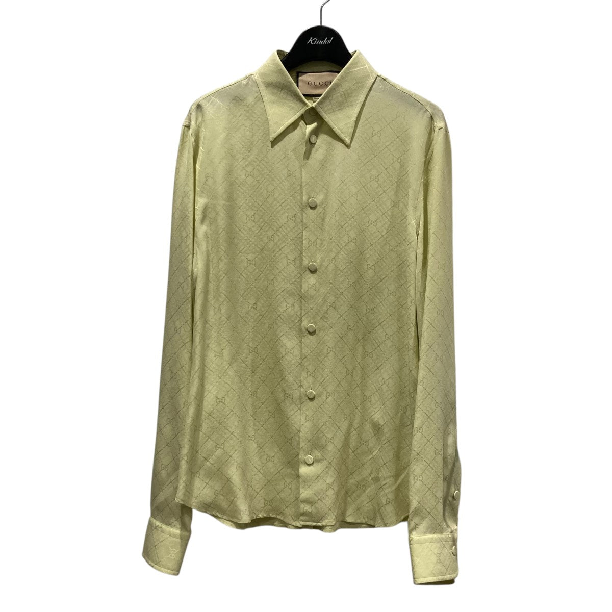 GUCCI(グッチ) シルクレープシャツ751054 751054 イエロー