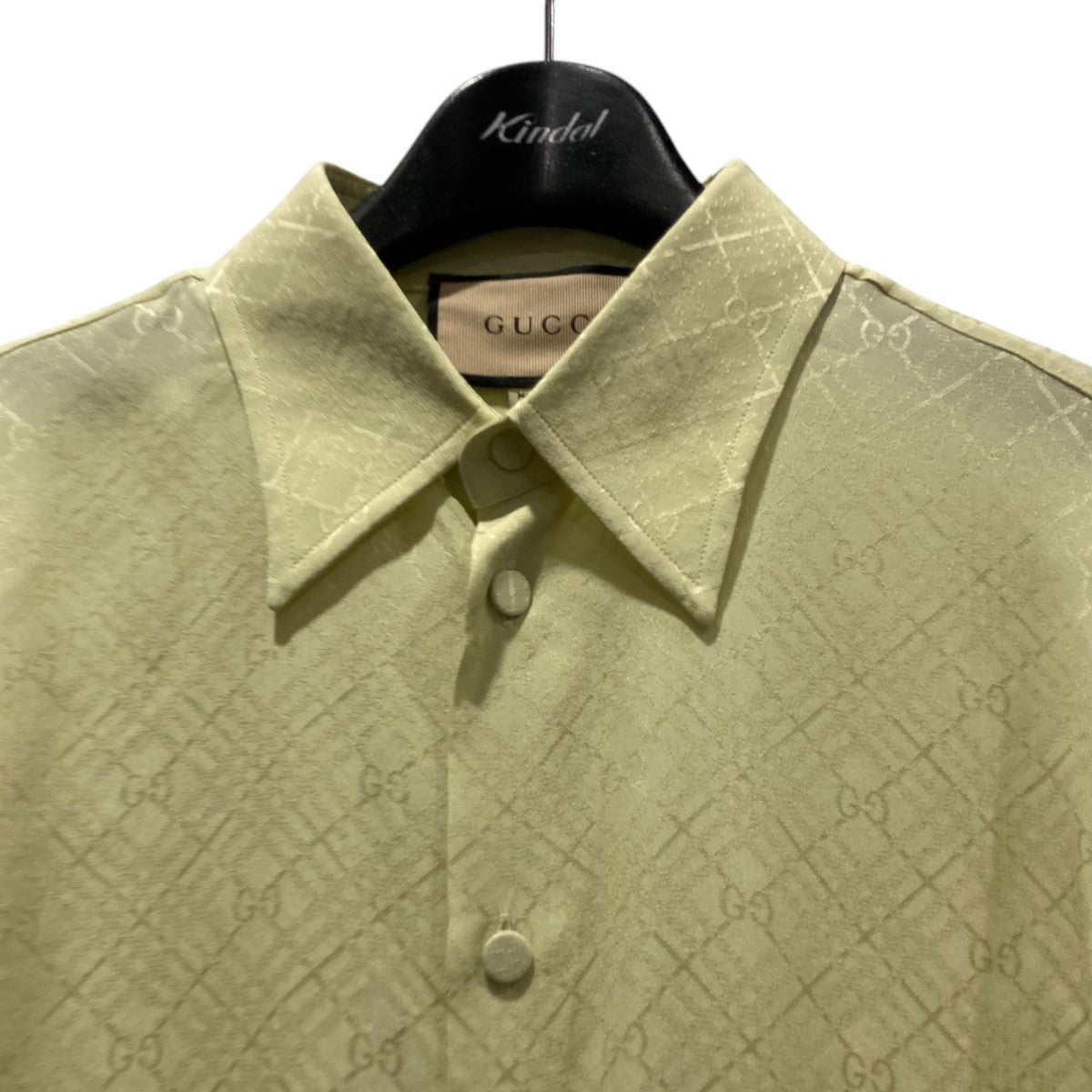 GUCCI(グッチ) シルクレープシャツ751054 751054 イエロー