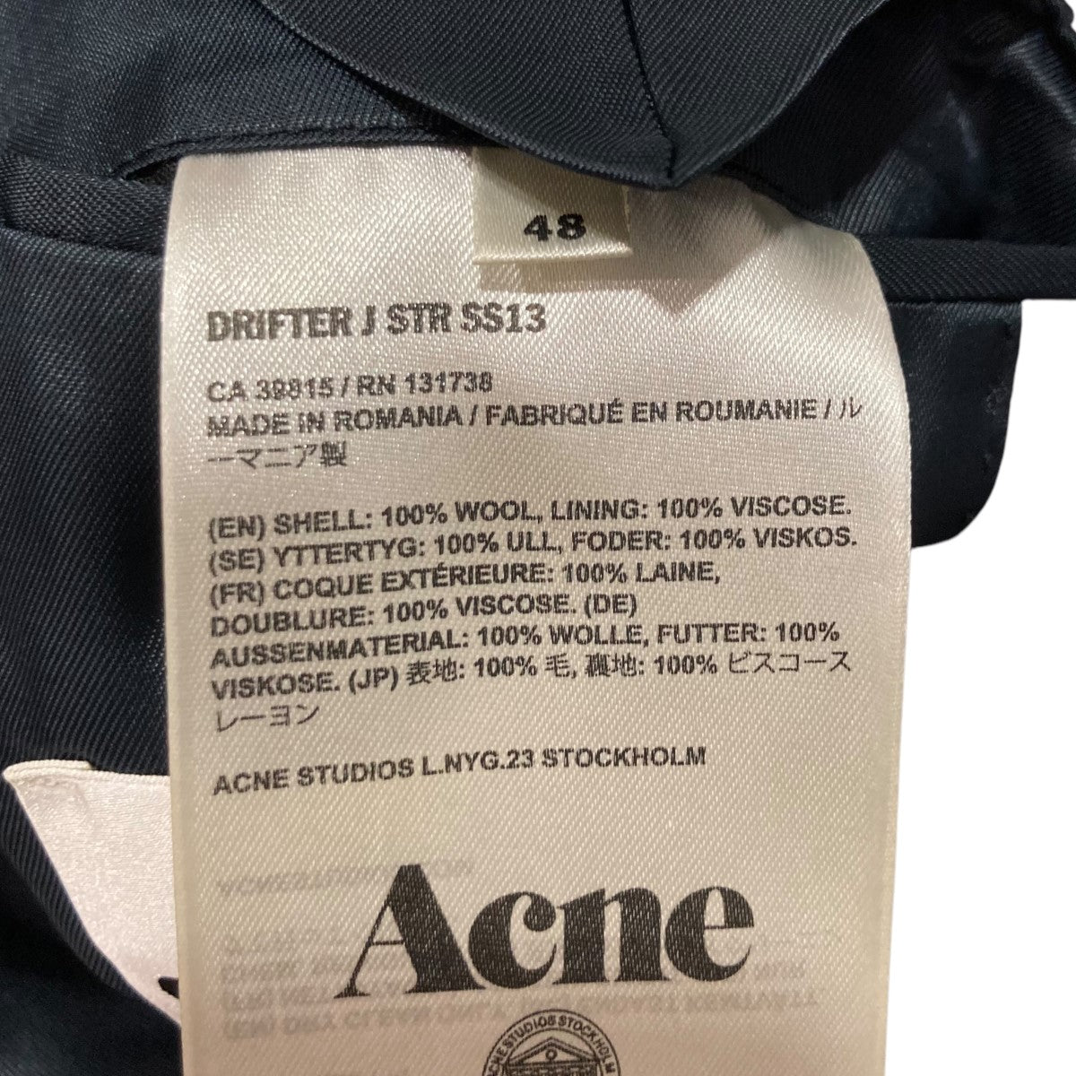 ACNE STUDIOS DRIFTER J STR SS13テーラードジャケット 古着・中古-4枚目のアイテム画像