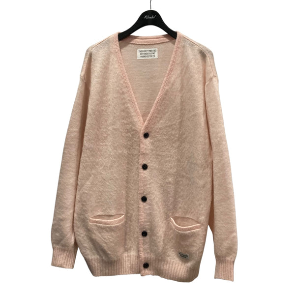 WACKO MARIA 23SS　モヘアカーディガン レオパードモヘアニットジャガードカーディガン 23SS-WMK-KN08