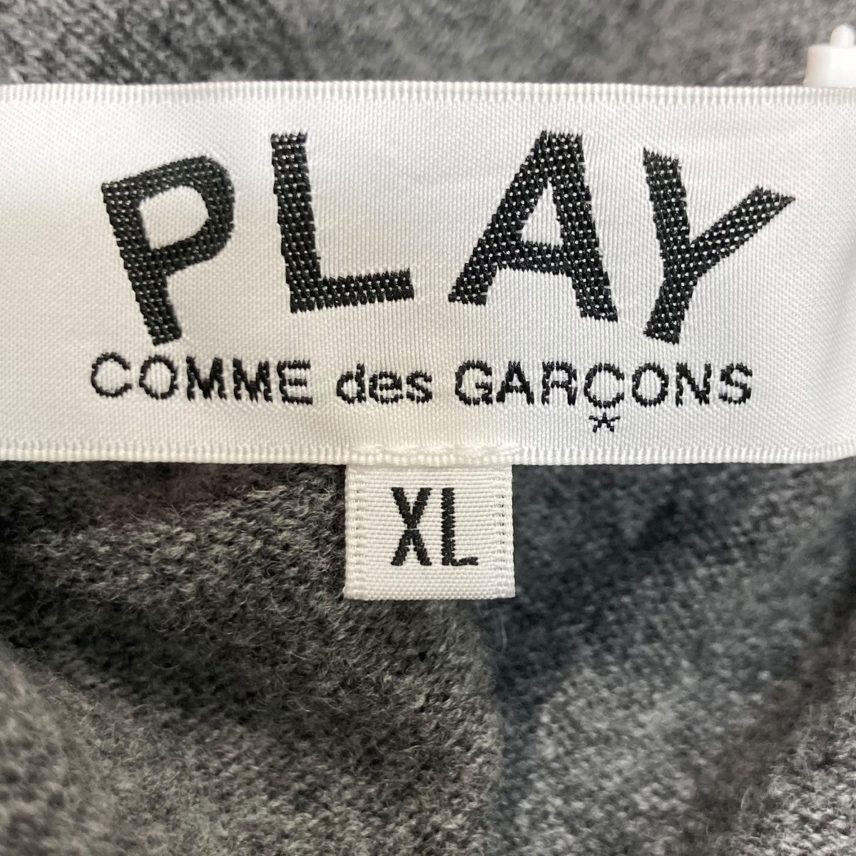 COMME des GARCONS PLAY レディース ハートロゴ カーディガン