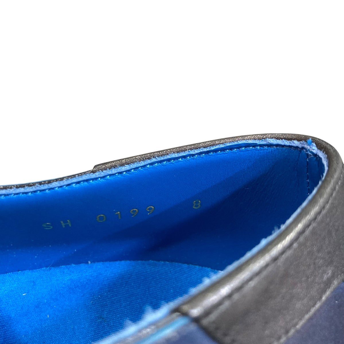 LOUIS VUITTON ネイビー スエード ハイヒール 35
