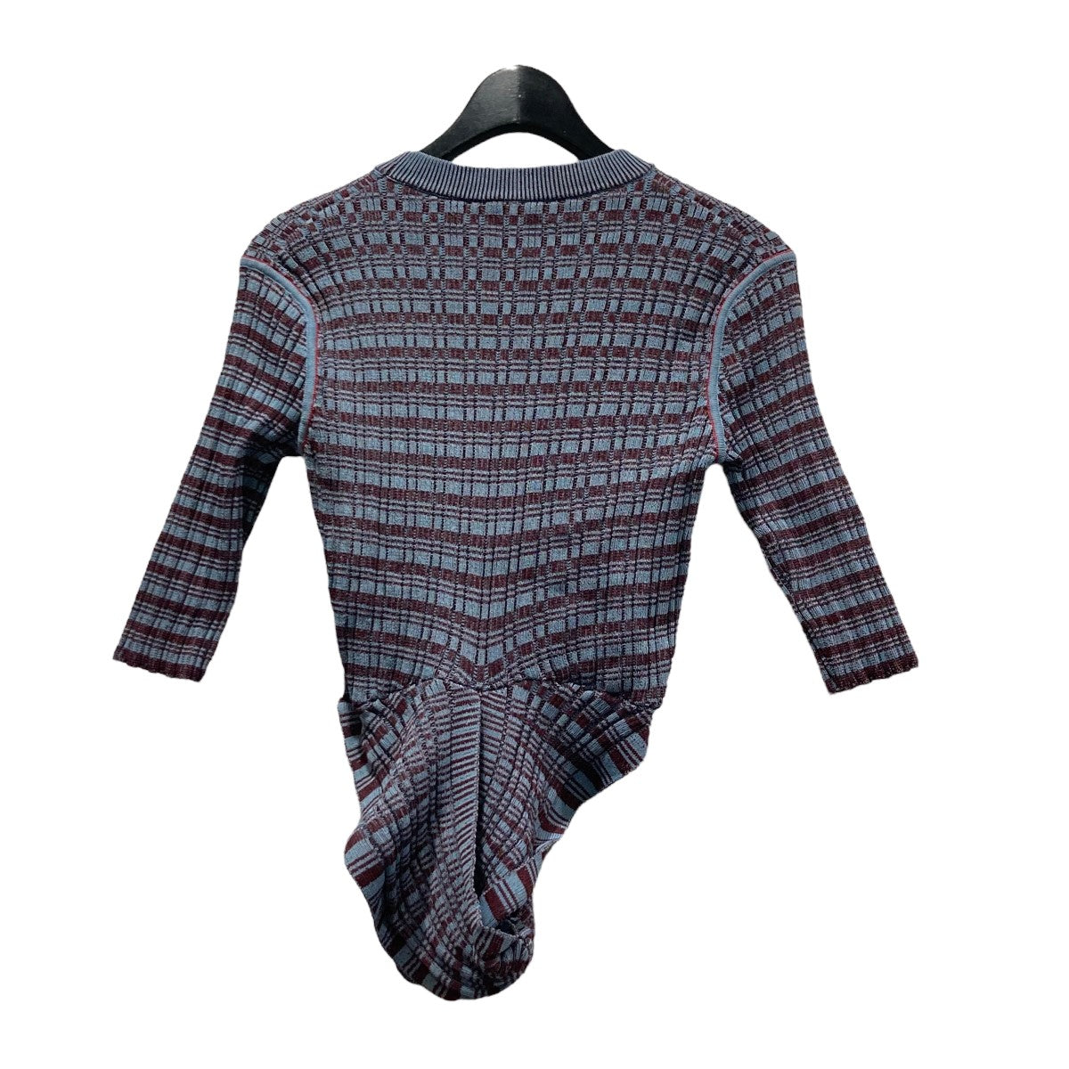 patterned-intarsia Knitted TopインターシャニットMLS24803