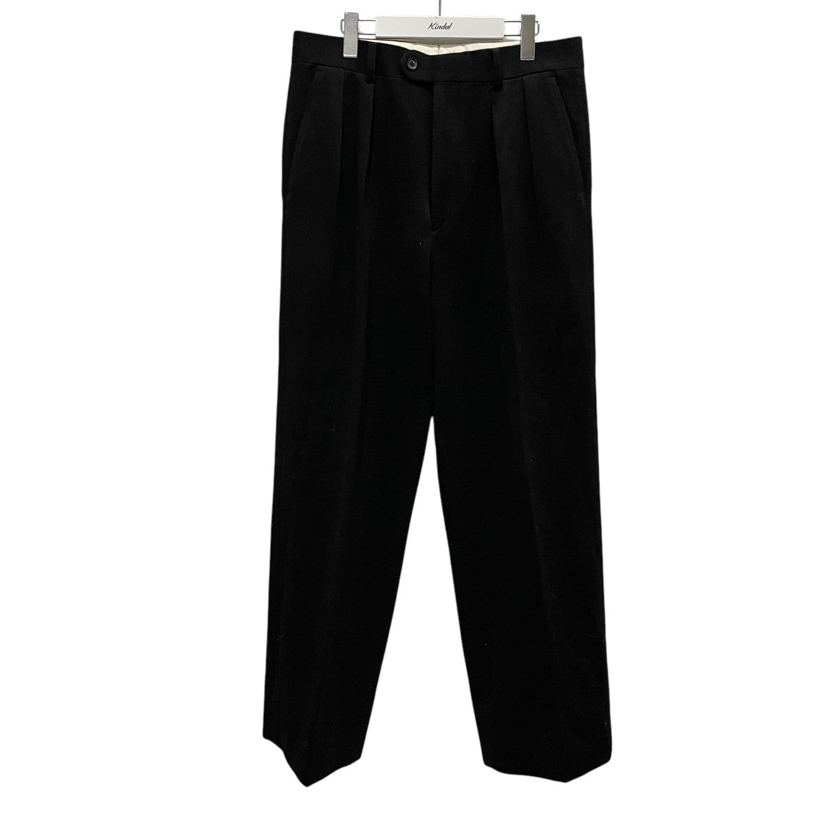 LIMITED CASHMERE 20 2-TUCK STRAIGHT SLACKSカシミヤウールパンツ