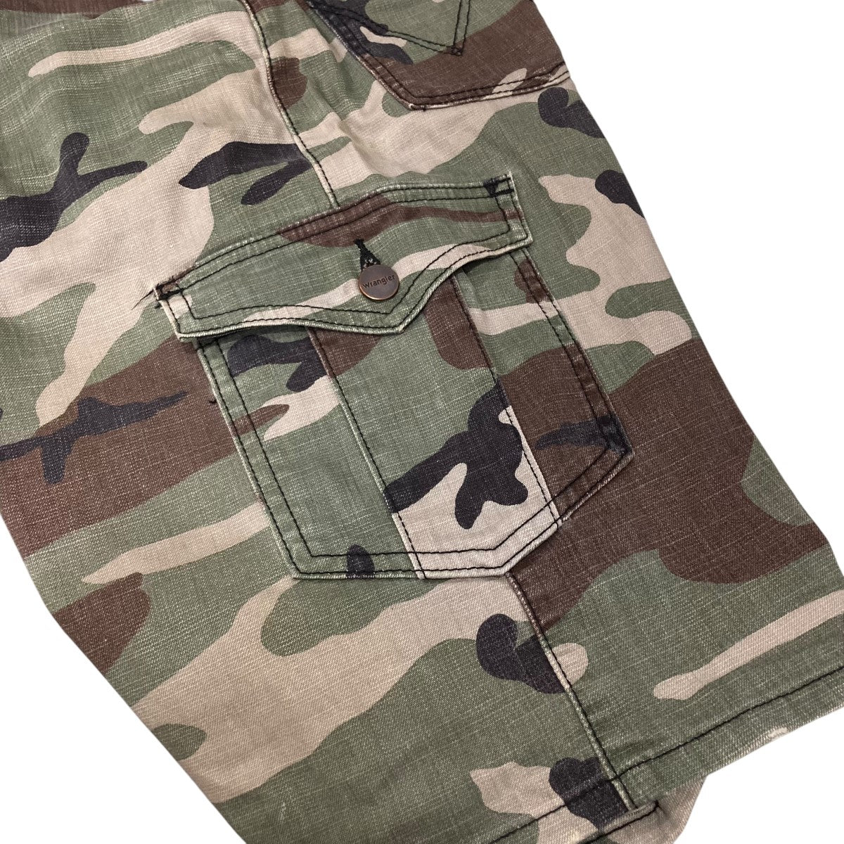 Wrangler(ラングラー) カモ柄ハーフパンツW0527 W0527 オリーブ