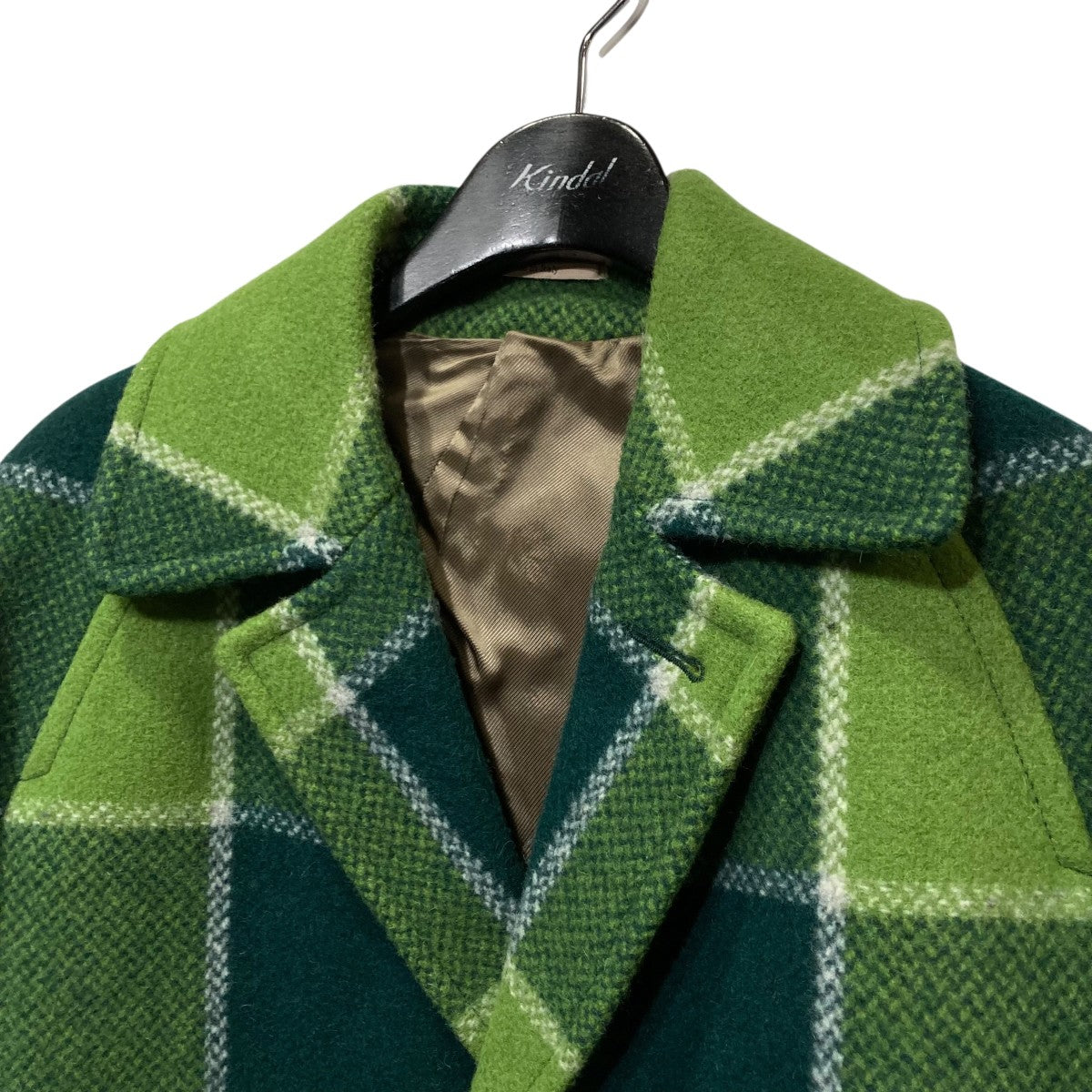 GUCCI(グッチ) 23AWウールチェックチェスターコート708414 708414