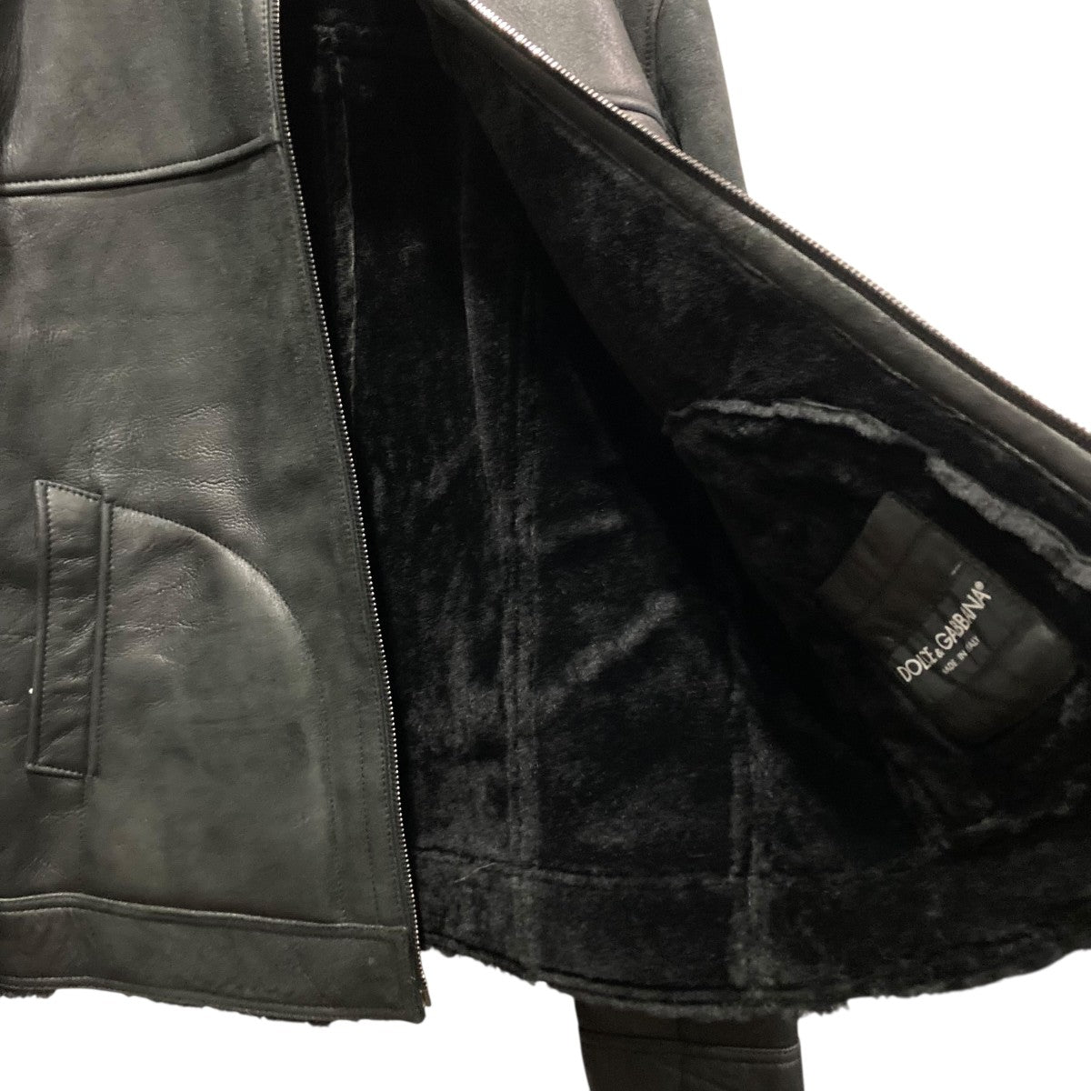 DOLCE ＆ GABBANA(ドルチェアンドガッバーナ) シープスキンムートン