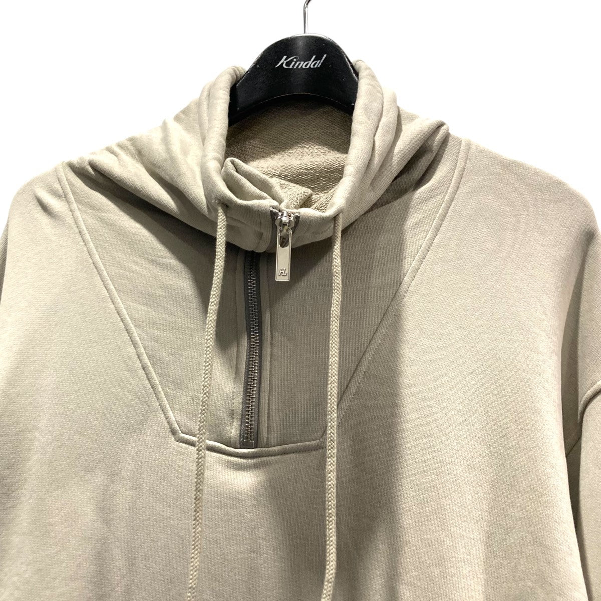 HELMUT LANG(ヘルムートラング) ハーフジップパーカー17-4201002-040