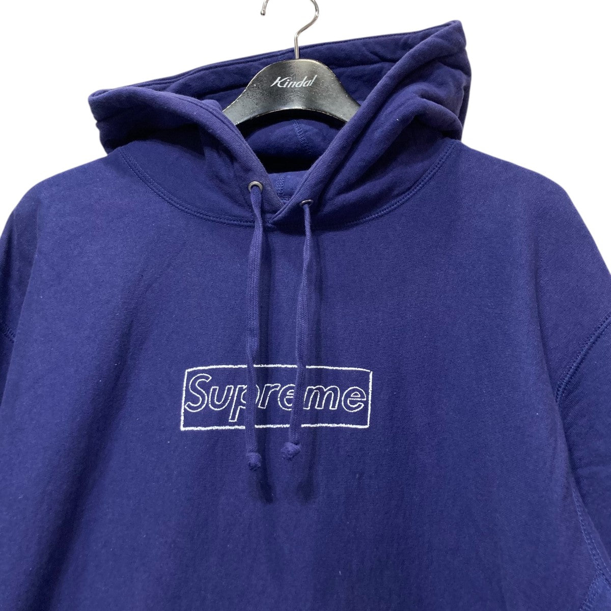 Supreme×KAWS Chalk Logo Hooded Sweatshirtチョークボックスロゴ