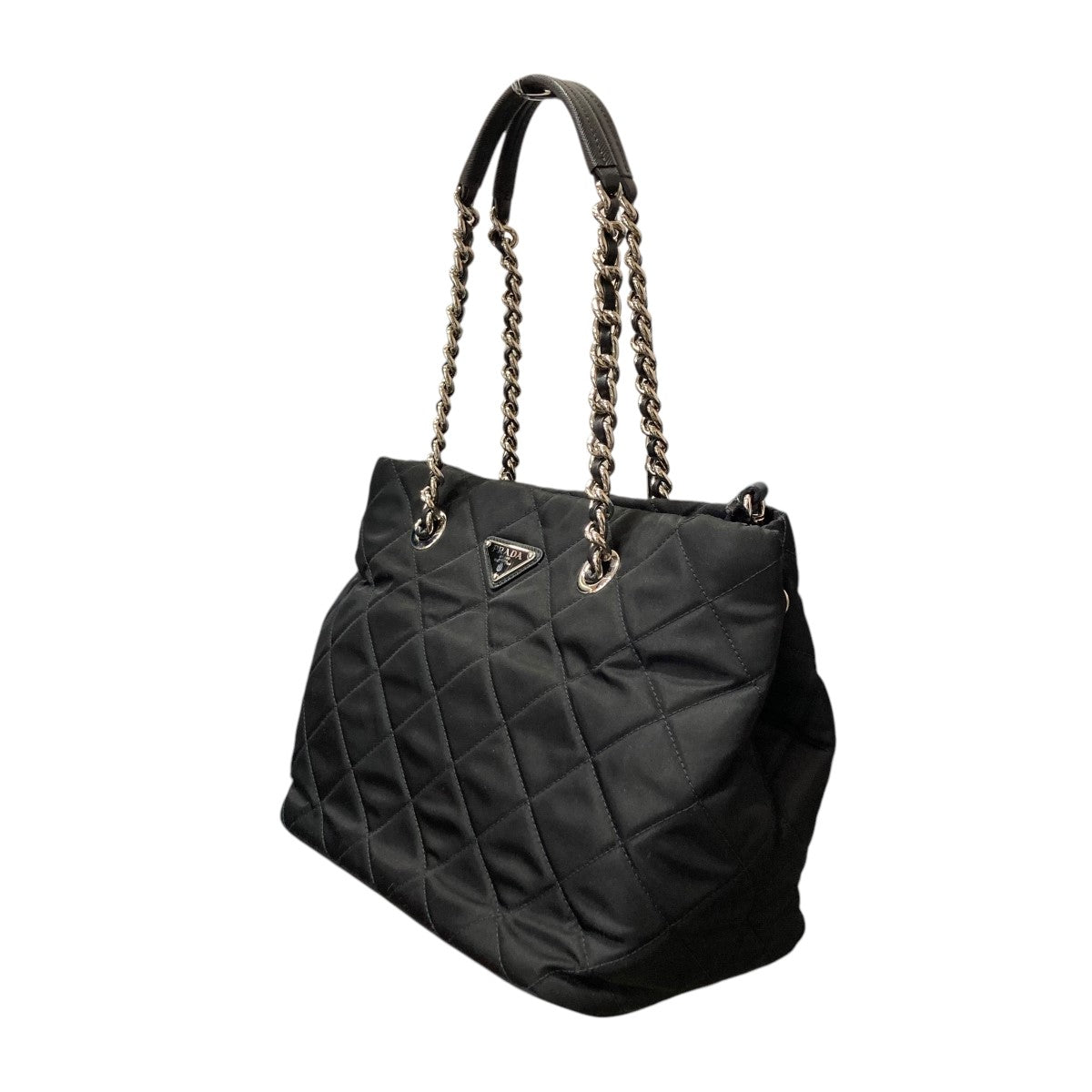 PRADA(プラダ) ナイロン2WAYキルティングバッグ ブラック