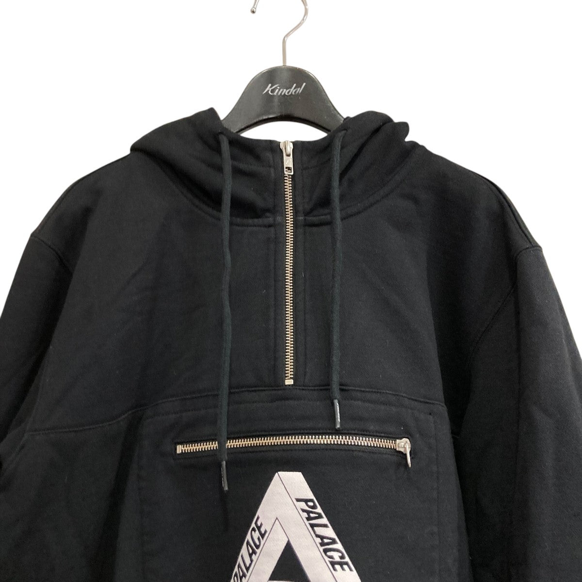 PALACE(パレス) ハーフジップパーカー ブラック サイズ S｜【公式