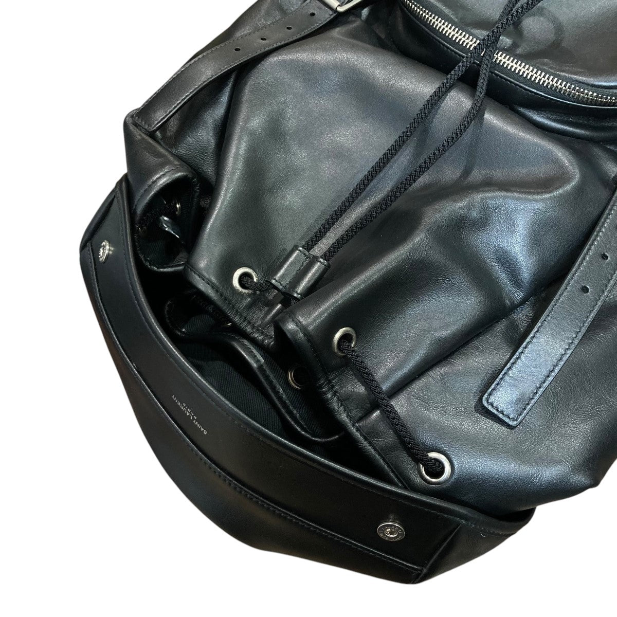 Saint Laurent Paris レザーリュック バックパック683857 古着・中古-4枚目のアイテム画像