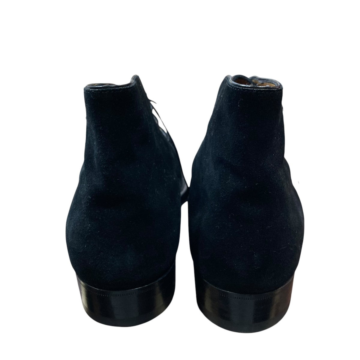 Le Yucca’s レユッカスプレーントゥ ブーツ BLACK サイズ38 Le Yucca's(レユッカス) チャッカブーツ ブラック サイズ 38