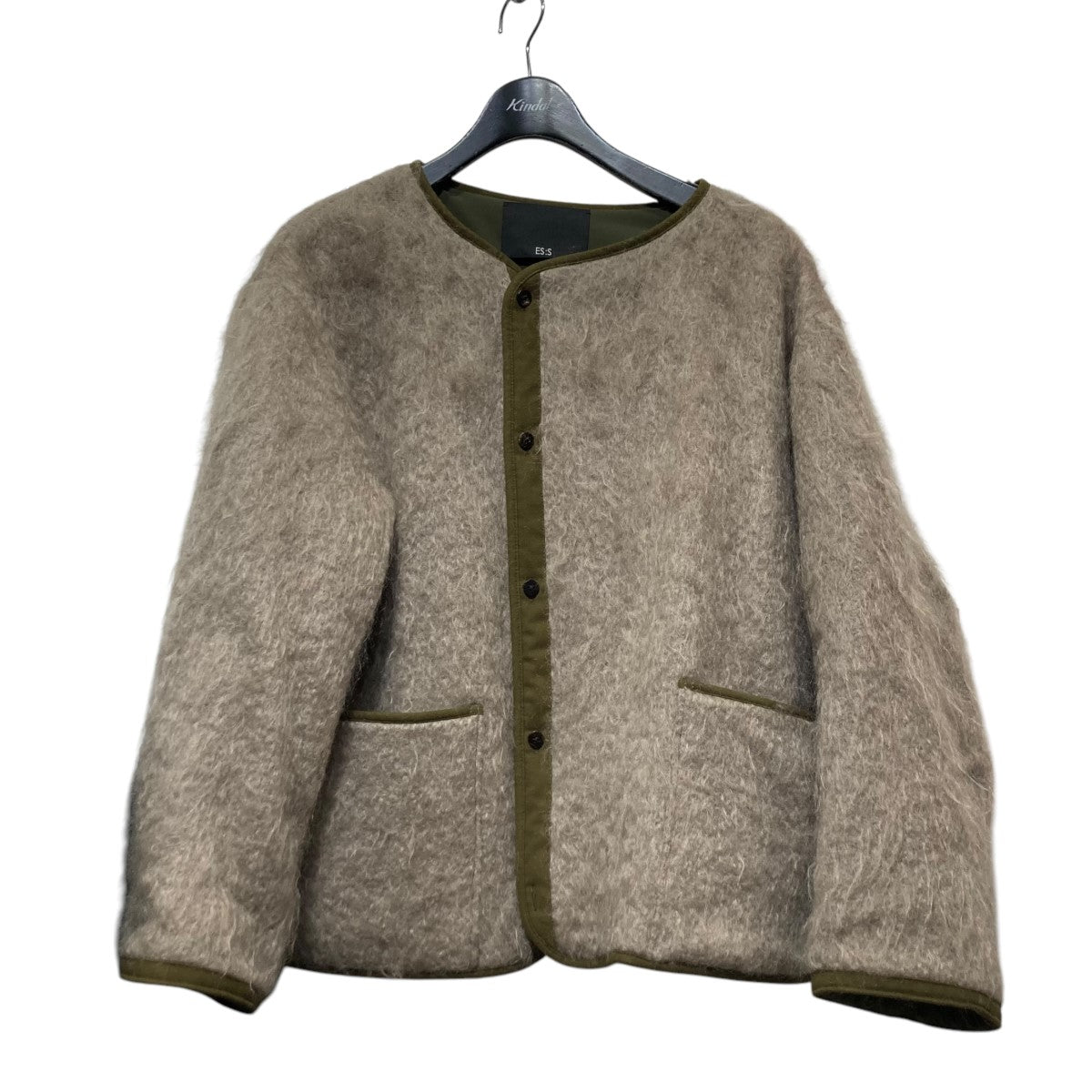 NO COLLAR Trim Liner Jacketノーカラートリムライナージャケット22NCLJ-MS-61