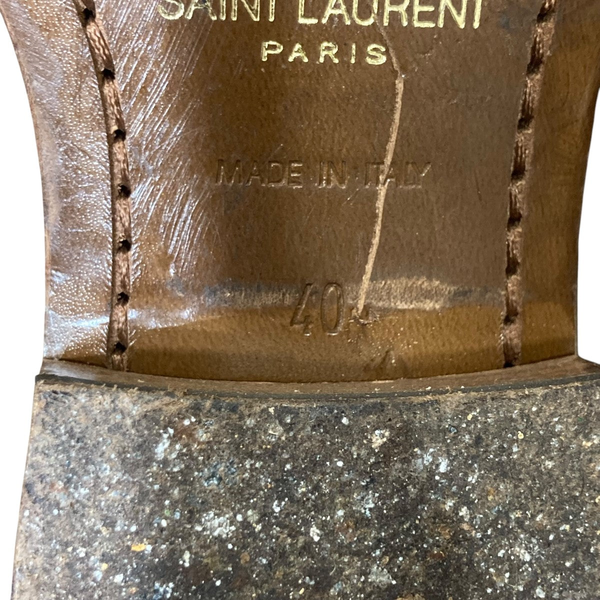 Saint Laurent Paris スウェードブーツ443208 古着・中古-10枚目のアイテム画像