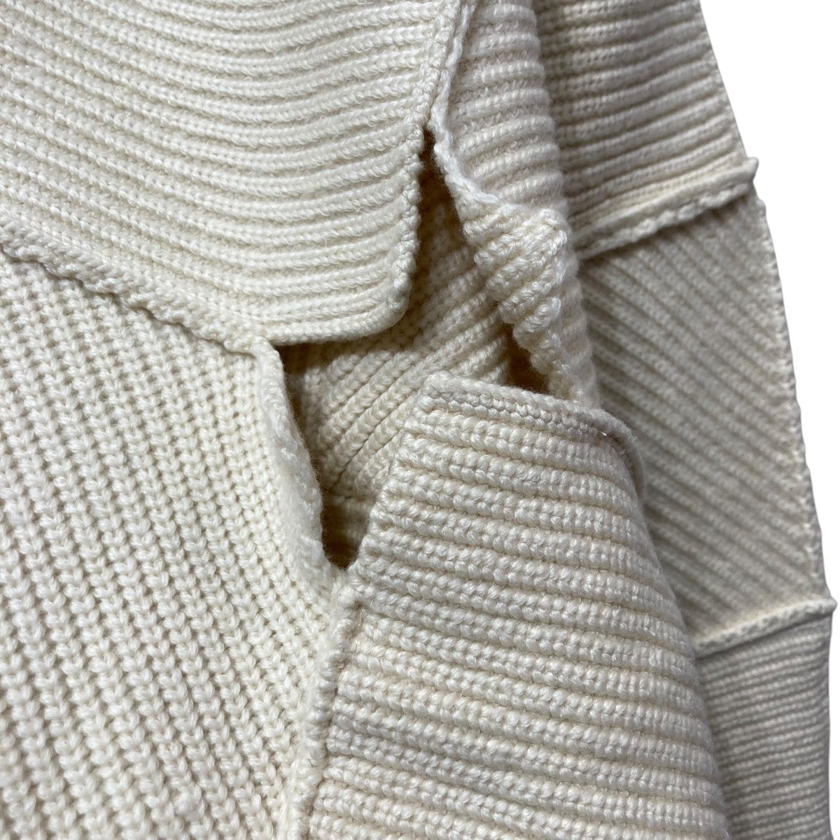 YOKE/ヨーク　PATCHWORK RIB SWEATER　KNIT　ニット YOKE ヨーク 24SS PATCHWORK RIB SWEATERスタイル | 4094 | mark