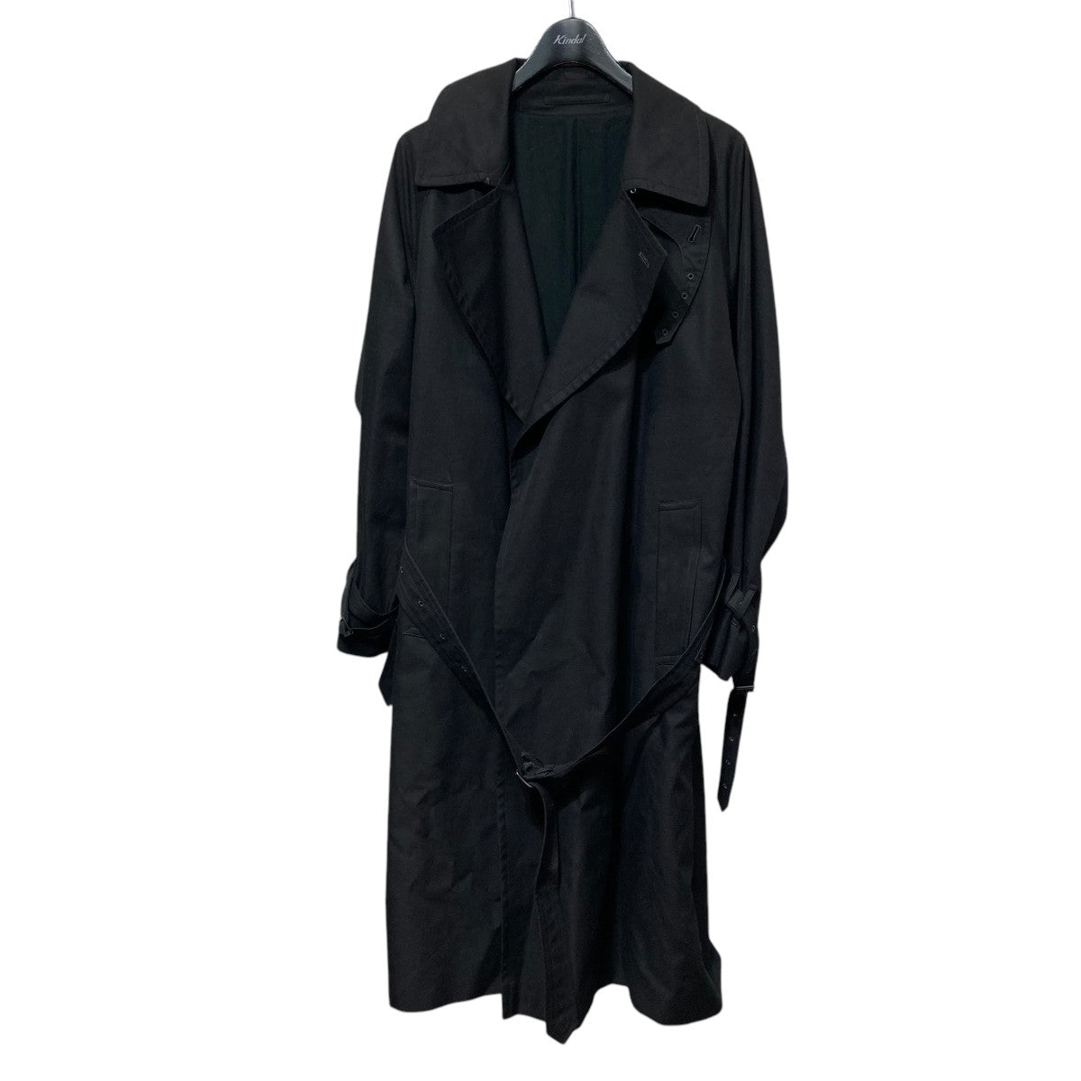 22AWGabardine Double Belt Trench CoatギャバジンダブルベルトトレンチコートBHS22F001