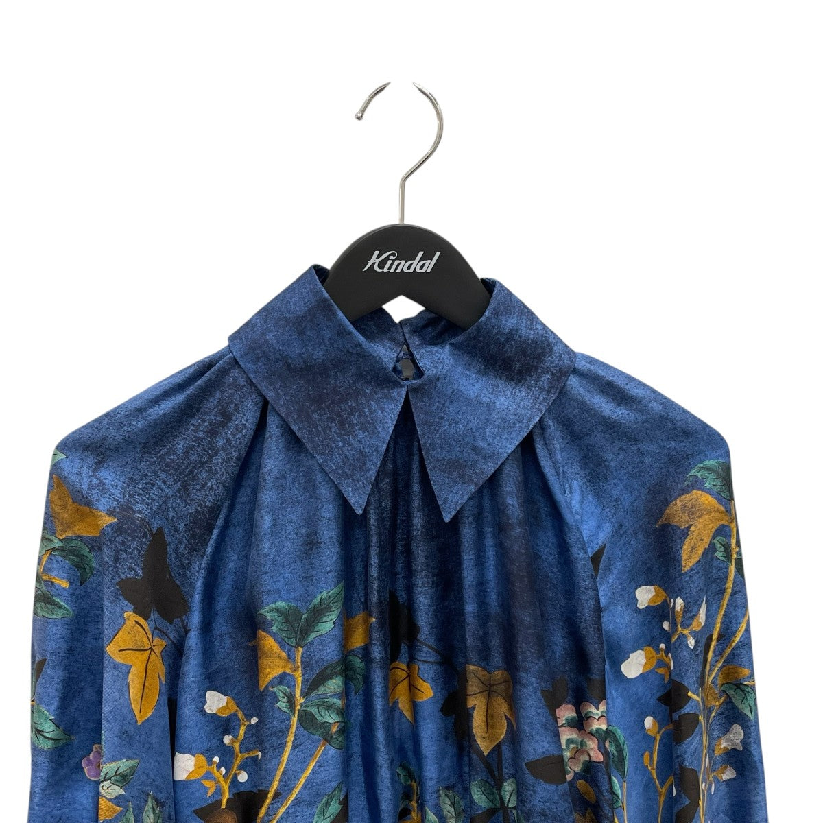 GUCCI(グッチ) GG TIANシルクツイルブラウス 744925 ブルー