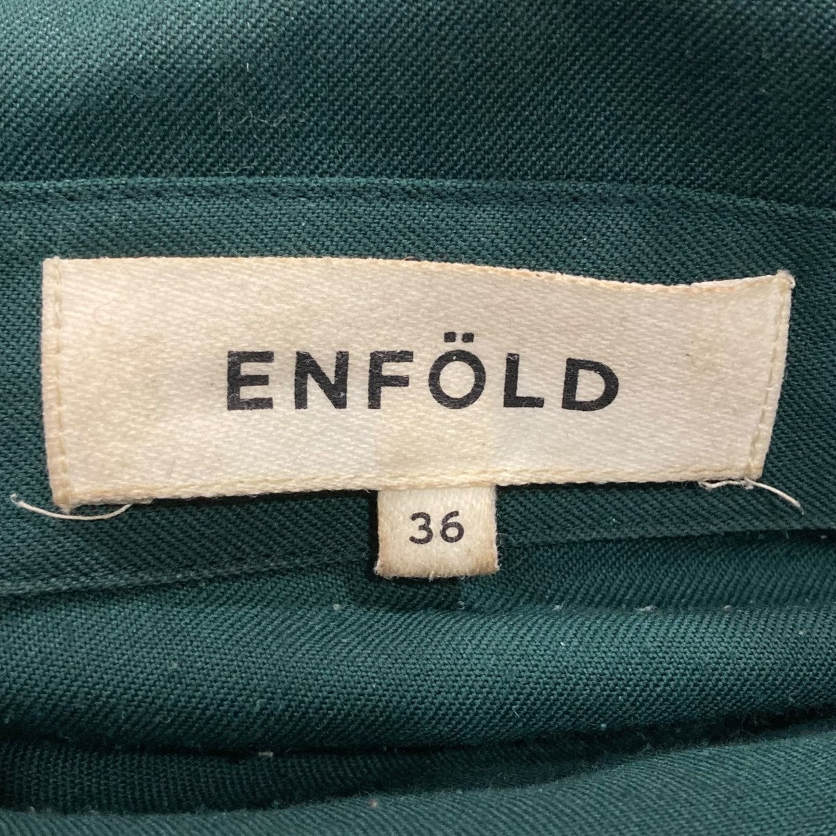 完売希少【ENFOLD】 エンフォルド　ベルト　ウール トレンチコート 36 BOX JACKET（300HS230－2740） | ENFOLD