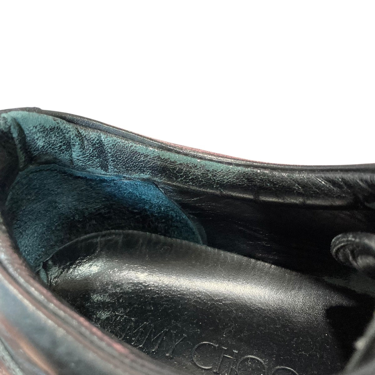 JIMMY CHOO(ジミーチュウ) レザースニーカー ブラック サイズ 44