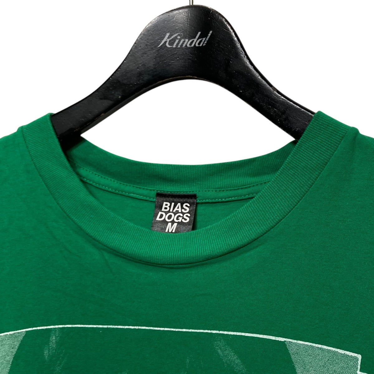 BIAS DOGS×DSMG 24SS未体験ゾーンプリントTシャツ グリーン