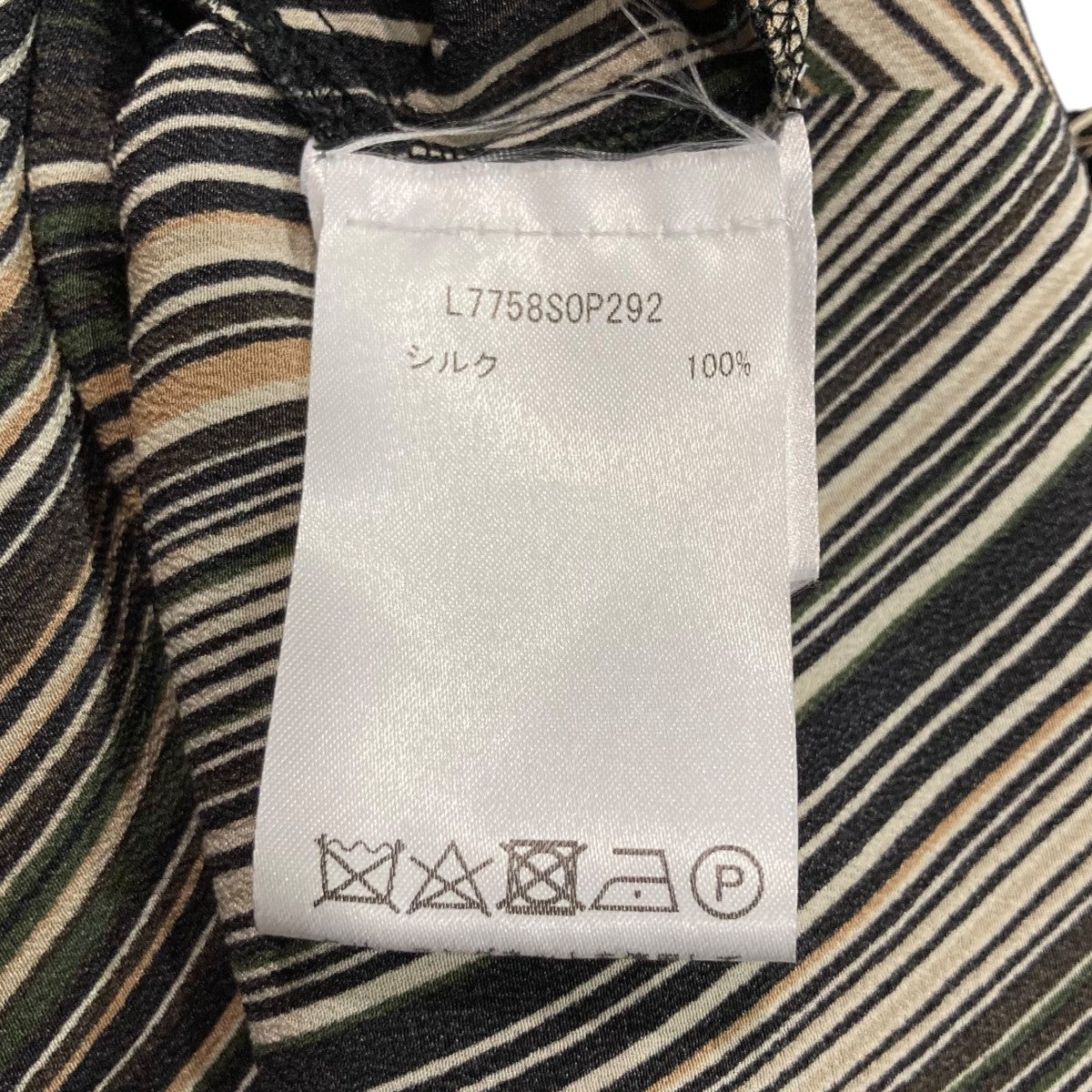 総柄シルクブラウスL7758S0P292