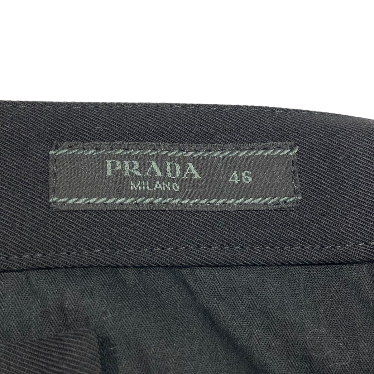 PRADA(プラダ) サイドベロアラインウールスラックスSPH341