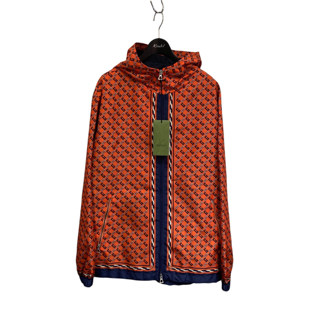 GUCCI ジオメトリックGナイロンジップジャケット740566 古着・中古-1枚目のアイテム画像