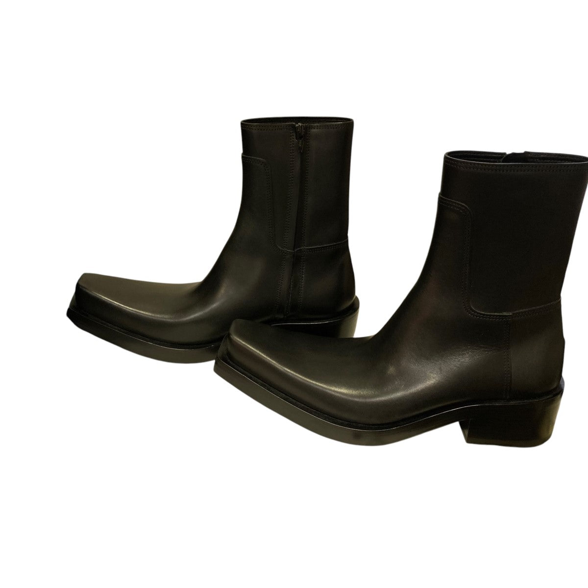 BALENCIAGA(バレンシアガ) SANTIAGO BOOTIEサイドジップレザーブーツ 