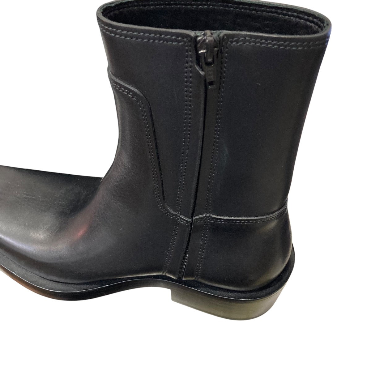 BALENCIAGA(バレンシアガ) SANTIAGO BOOTIEサイドジップレザーブーツ 